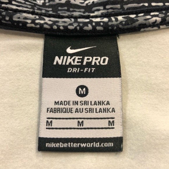 NWOT Nike Pro Half Zip Fleece Lined Pullover - Picture 3 of 7
